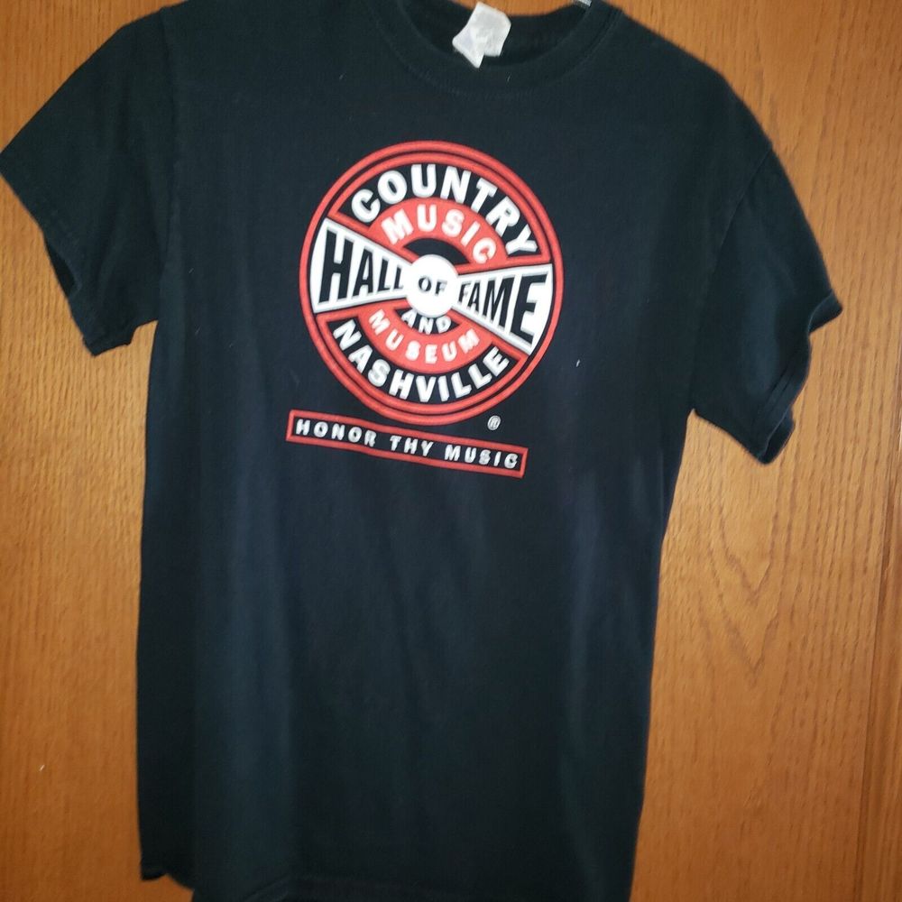 Unisex Country Music Hall Of Fame Graphic Tee Short Sleeve Small T-shirt - Picture 2 of 4